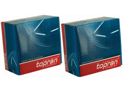 Гальмівні диски задня topran 502 381 фото №1