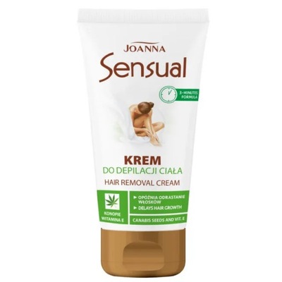 JOANNA SENSUAL Krem do depilacji ciała KONOPIE, 100 g