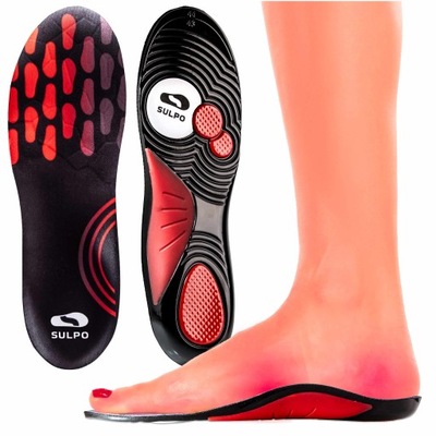 Amortyzujące wkładki piankowe na bolące stopy wsparcie łuku stopy 37-38
