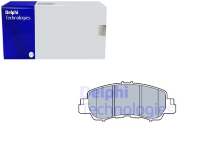 Гальмівні колодки гальмівні mitsubishi eclipse cross 1.5t-mivec 17- перед delphi фото №1