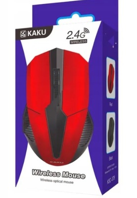 Myszka bezprzewodowa optyczna 4 przyciski KAKU Wireless Optical Mouse (KSC-