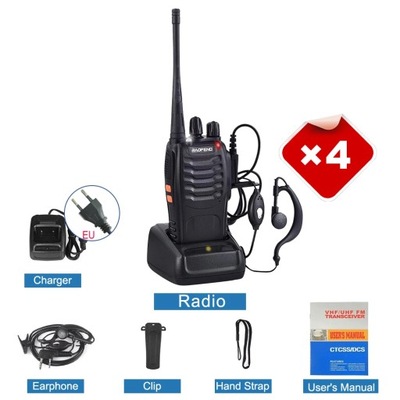 Baofeng BF888S Walkie Talkie oryginalny 5W BF-888S 5KM UHF