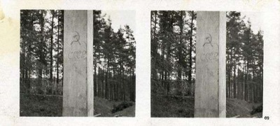 Granica Niemcy-ZSRR, kampania wrześniowa 1939 fotografia stereoskopowa