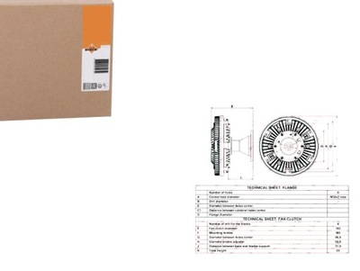 Вязкостная муфта сцепление вязкостная [nrf] фото №1