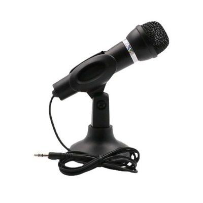Mini 3.5mm mikrofon domowy mikrofon Stereo podst