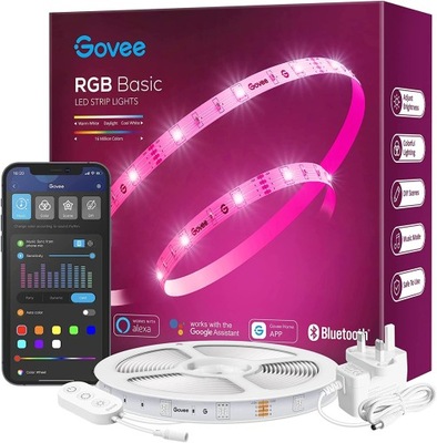 GOVEE H615B Taśma LED 10m Alexa Smart RGB WiFi LED OUTLET