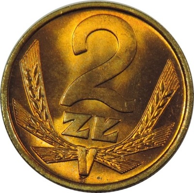 2 ZŁOTE 1975 - POLSKA - STAN (1-) - K3289