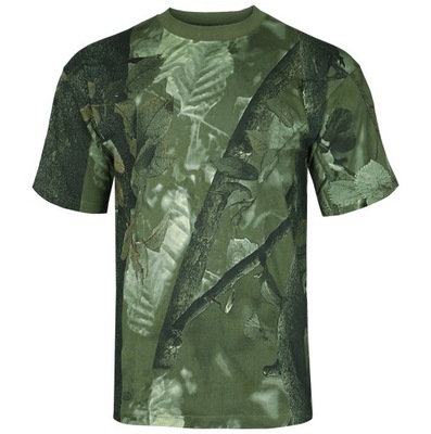 MFH KOSZULKA MYŚLIWSKA T-SHIRT CAMO HUNTER GREEN