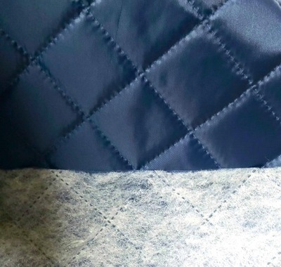 Tkanina pikowana odzieżowa kurtkowa Pikówka 0,5mb Granatowy