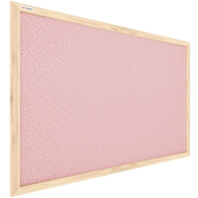 Tablica korkowa pastelowy różowy korek 60x40cm