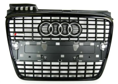 Решётка радиатора радиатора решётка радиатора чёрный audi a4 b7 sline aso фото №1