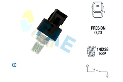 FAE SENSOR DE PRESIÓN ACEITES VOLVO S40 I S80 II V40 XC90 I CITROEN C1  