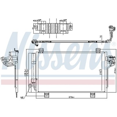 КОНДЕНСАТОР, КОНДИЦІОНЕР NISSENS 940775