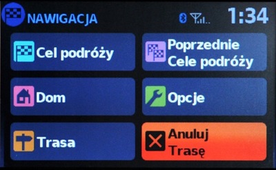 Polskie Menu Nissan Connect LCN1 Polski Język KARTA SD NAWIGACJA