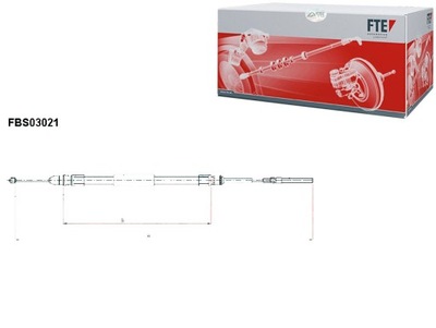 FTE ТРОС ТРОС ТОРМОЗА РУЧНОГО FTE, FBS03021