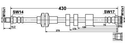 CABLE BRAKE FLEXIBLE  