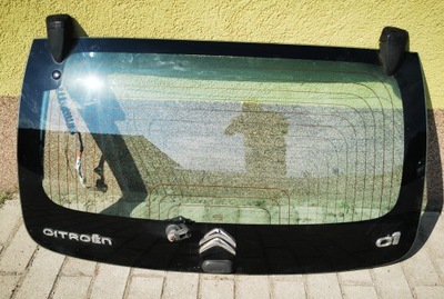 Citroen c1 lift скло кришка багажника задня комплектна демонтаж фото №1