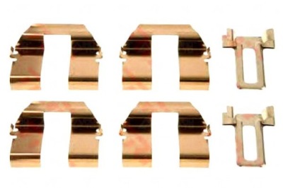 Trw набір монтажний гальмівних колодок ford galaxy 2.8 v6 w фото №1