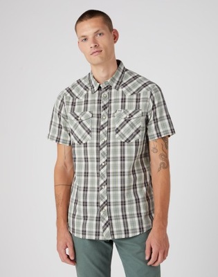 Męska Koszula WRANGLER SS WESTERN SHIRT L