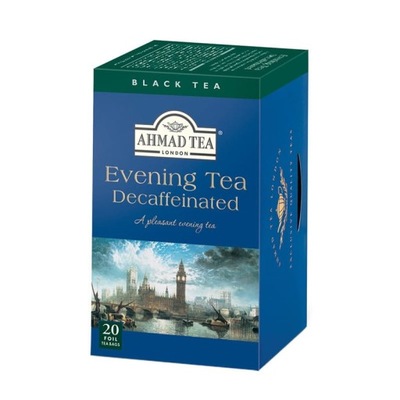 Ahmad Evening Tea Decaffeinated 20 kopert bezkof