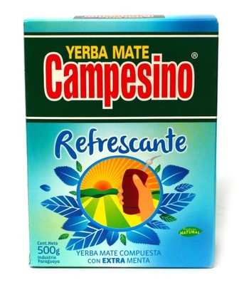 Yerba Mate Campesino REFRESCANTE 500g con 0,5 kg