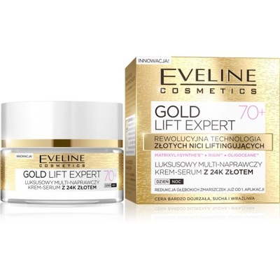 Eveline Gold Lift Expert Krem 70+ dzień i noc 50ml