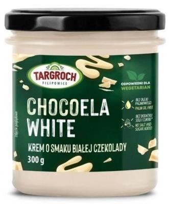 ChocoEla White KREM BIAŁA CZEKOLADA Bez Cukru 300g