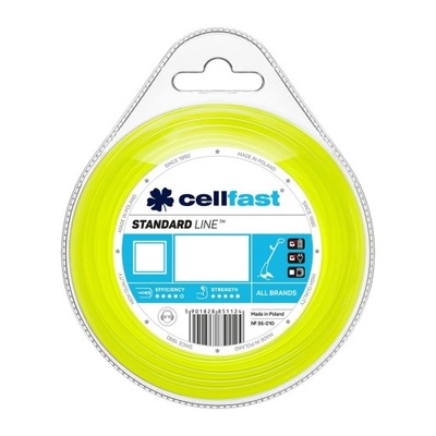 ŻYŁKA TNĄCA ECO 1,3mm / 15m KWADRAT CELLFAST