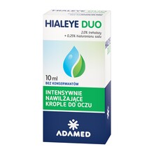 Krople nawilżające Adamed Hialeye Duo 10 ml