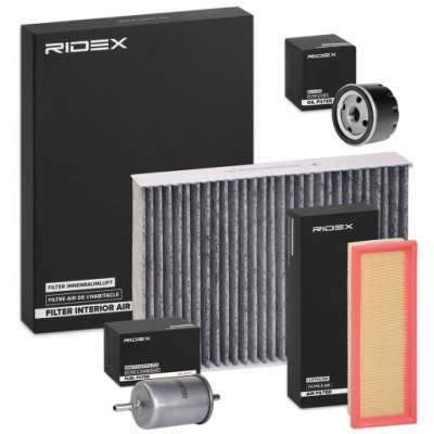 Набор фильтров ridex 4055f30383 do renault clio ii bb0/1/2, cb0/1/2 фото №1