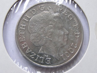 ANGLIA BRYTANIA 5 POUNDS 2001 ROK OKOLICZNOŚCIOWA HOLDER