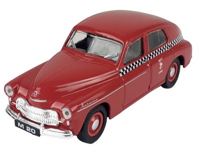 MODEL METALOWY WARSZAWA M20 TAXI KOLEKCJA PRL 1:43