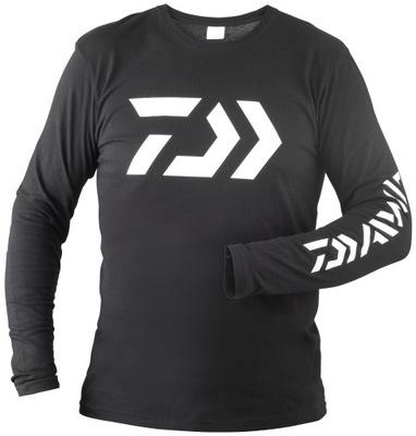 Koszulka Daiwa D-Vec LS Shirt Black S Rozmiar: Small (S)