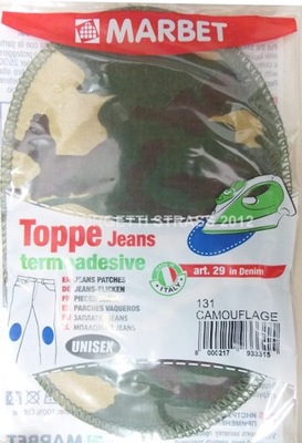 Łatki Łaty Termoprzylepne Jeans 2 szt DUŻE 131