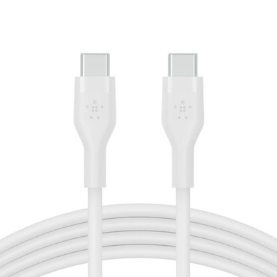 BELKIN KABEL USB-C - USB-C 2.0 SILICONE 2M BIAŁY