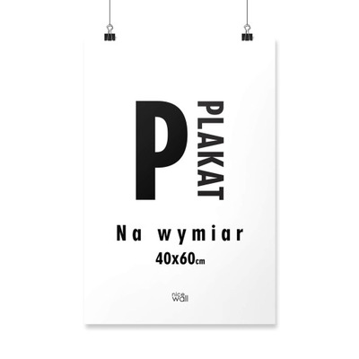 Plakat 40x60 cm Wydruk cyfrowy papier 200g/m2