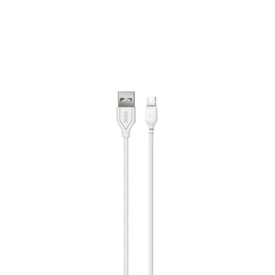 XO kabel NB103 USB - microUSB 2,0 m 2,1A biały