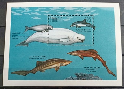 Gambia 1995 Wieloryby i delfiny