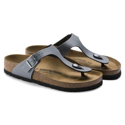 BIRKENSTOCK JAPONKI GIZEH ICY METALLIC ANTHRACITE 37