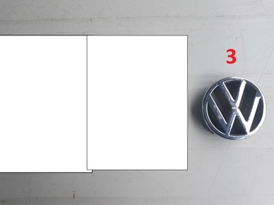 LOGOTIPO EMBLEMA INSIGNIA 3A0853601 - VW  