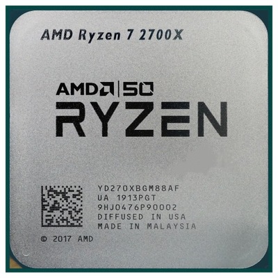 USED AMD Ryzen 7 2700X processor, AMD Ryzen 7, OEM, AMD Socket AM4