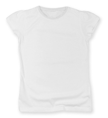 Biała koszulka Biały T-shirt WF do szkoły 110-116