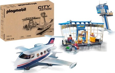 Playmobil City Action 71153 Lotnisko z samolotem