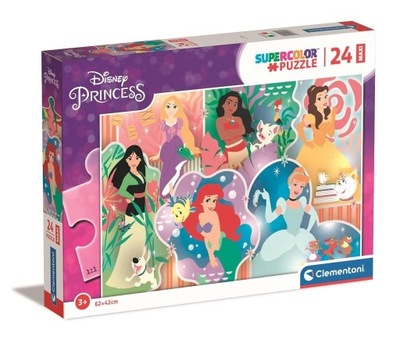 PUZZLE MAXI 24 DISNEY PRINCESS KSIĘŻNICZKI 24232