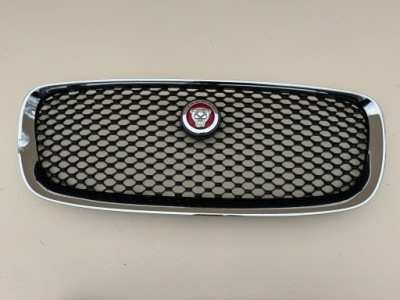 Jaguar f-pace 16r- решітка радіатора решітка радіатора бампера перед передня hk83-8b271 хром фото №1