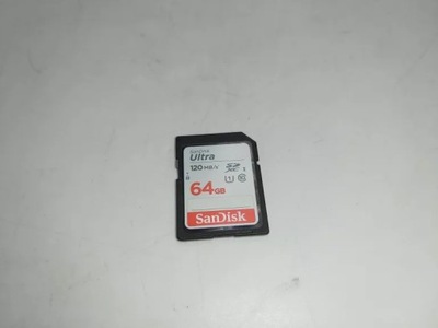 KARTA PAMIĘCI SANDISK ULTRA 120MB/S SDXC 64GB