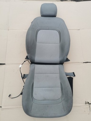 Kia ceed ii сидіння пасажира правий оббивка szary фото №1