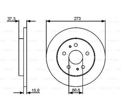 BOSCH DISC BRAKE DAIHATSU TERIOS  