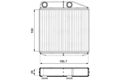 VALEO ŠILDYTUVAS FIAT 