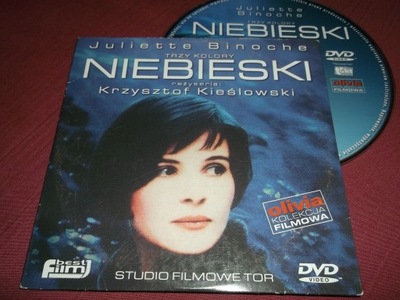 TRZY KOLORY NIEBIESKI - Krzysztof Kieślowski- DVD